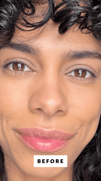 Shipin before using the Kulfi Beauty Badi Lash Mascara