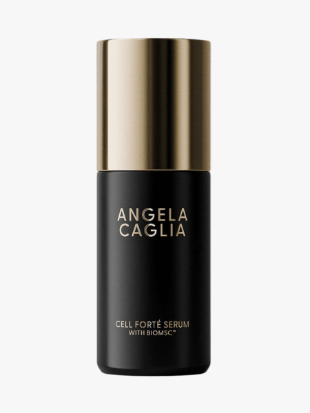 Angela Caglia Cell Forté Serum on a grey background